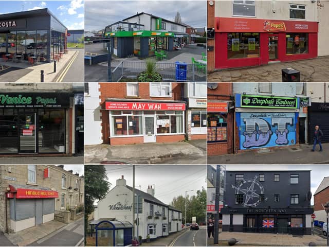 Latest food hygiene ratings