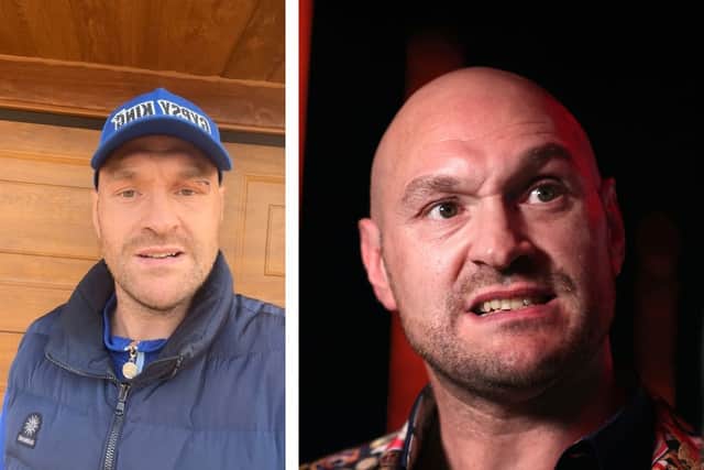 Tyson Fury has taken to Instagram to name his next five fights. Credit: @tysonfury on Instagram and Getty