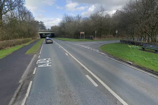 Wigan Road was closed from Lydiate Lane to the M6 bridge near Shady Lane and Cuerden Valley Park while police and paramedics worked at the scene on Saturday evening