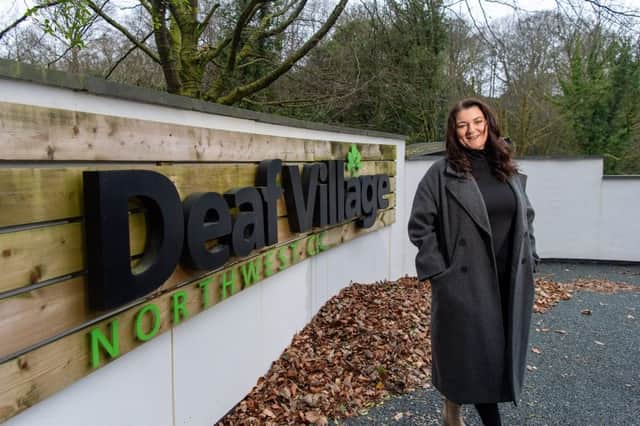 Chief Executive of Deaf Village North West and winner of the 1V Leader Award Debra Cartlidge.
