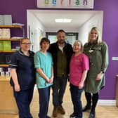 Fleetwood born star Alfie Boe pays Derian House Children's Hospice a visit. 