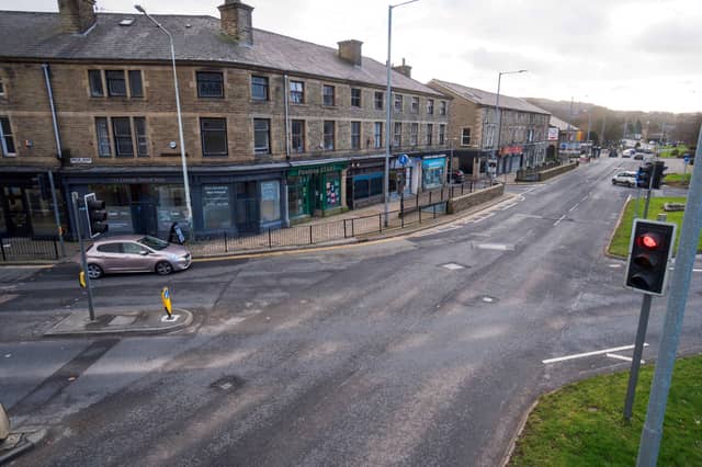 Part of the area in Rawtenstall where the traffic flow will be improved by development of the gyratory system.