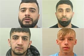 (TOP L-R) Kafeil Hussain, Adile Khalil (BOTTOM L-R) Ramzan Al-Hassan and Joshua Grant