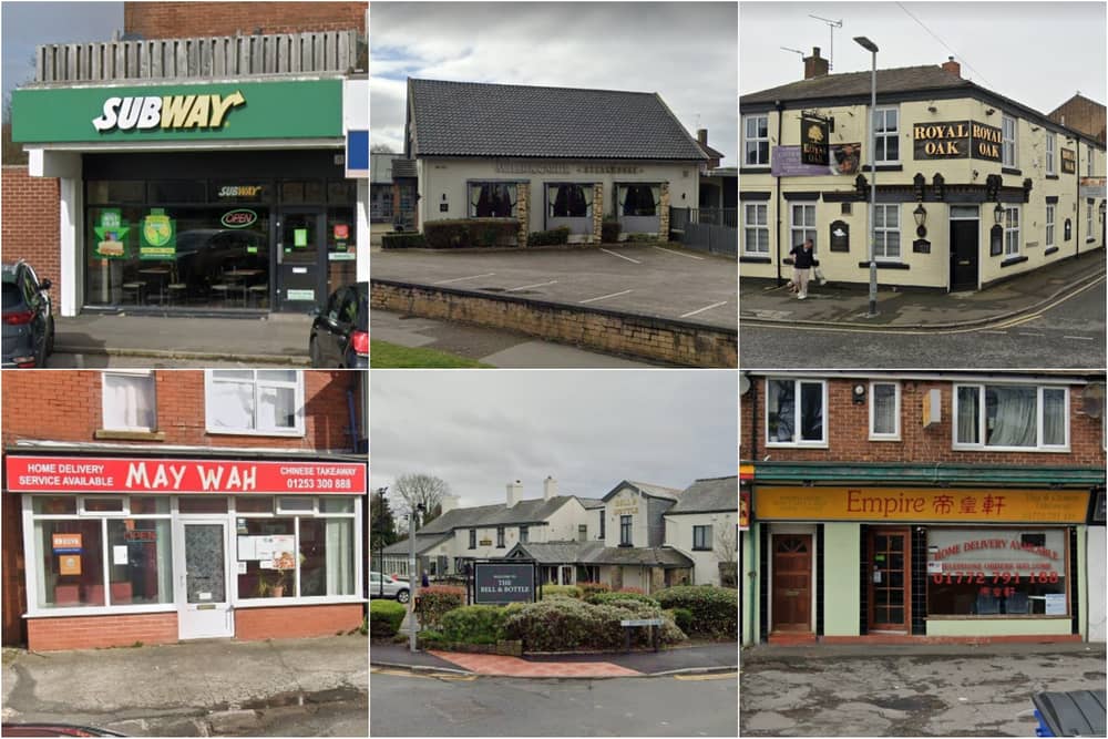 Latest food hygiene ratings