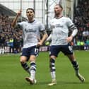 Preston North End's Robbie Brady celebrates scoring