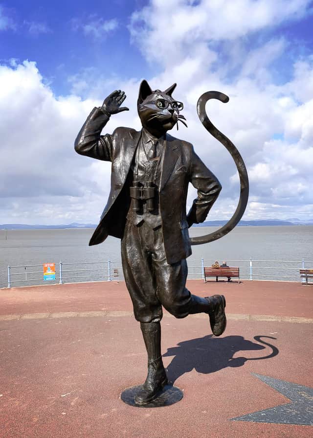The statue of Eric Morecambe