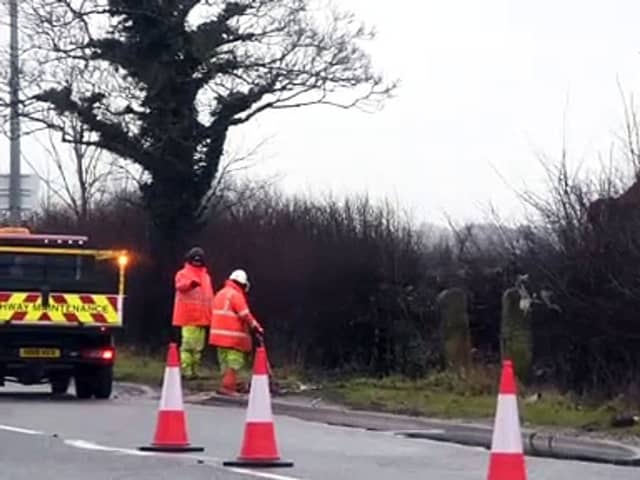 National Highways has released a statement over hypodermic needles found stuck into traffic cones