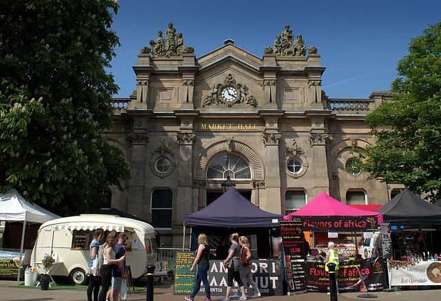 Market traders have moved out of the popular Accrington Market Hall and into cabins in the 'Market on the Square'.