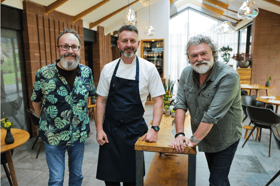 The Hairy Bikers with Mark Birchall at Moor Hall