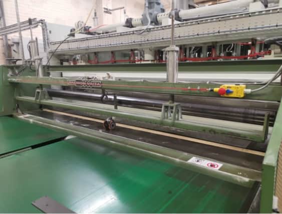The cutting machine involved in the injury.