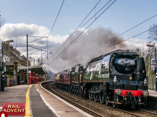 Steam locomotive Tangmere. Credit: Rail Advent