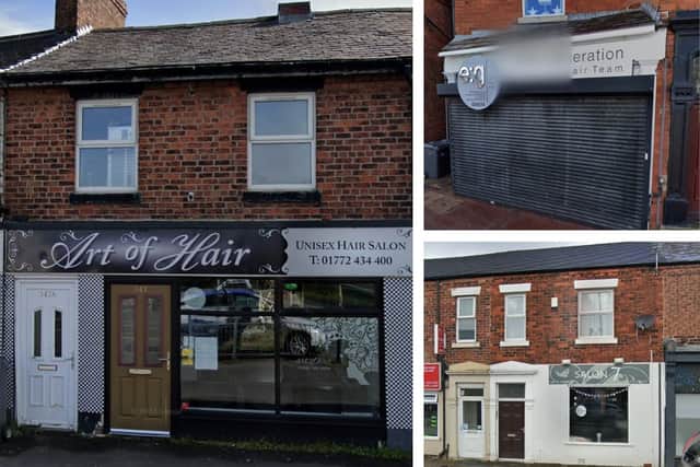 Three of the recommended salons in Leyland