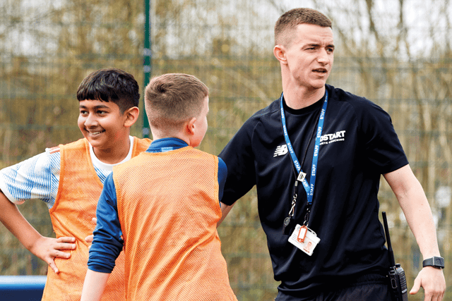 An Edstart PE session in action, being ran by one of their many qualified coaches.