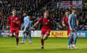 Emil Riis celebrates