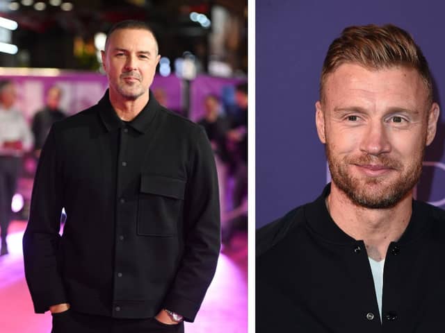 Paddy McGuinness (left) and Freddie Flintoff (right) had been cohosts on Top Gear for three years before Freddie's crash. Credit: Getty