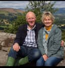 Howard and Jackie on a walk in the Dales.