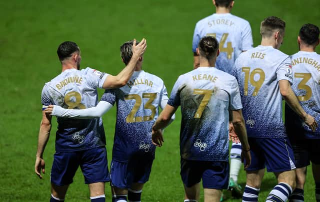 Supporters have the opportunity to take Preston North End to the Champions League on Football Manager 2024. Here's the shape of the squad when you take charge of the Lilywhites. (Image: CameraSport - Alex Dodd)