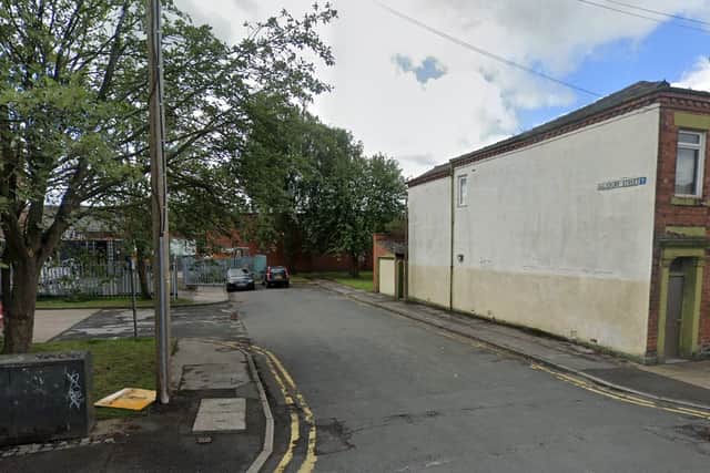 The teenager said she was assaulted by a man on Salisbury Street in Chorley (Credit: Google)