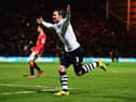 Scott Laird netted for Preston North End against Man United. He has now joined a club in the sixth tier of English football.(Image: Laurence Griffiths/Getty Images)