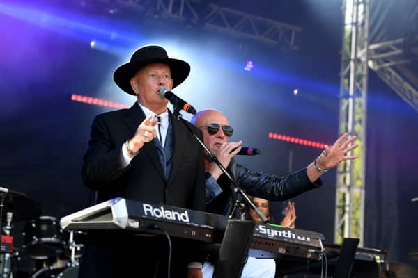 Heaven 17 at Leyland's Music in the Park in 2022