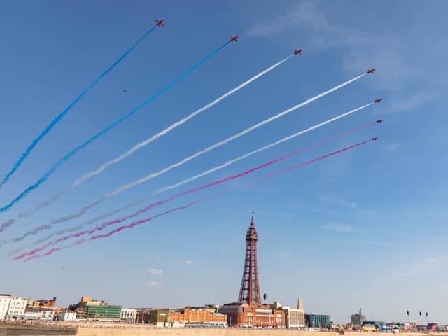 The Red Arrows display team have confirmed they will return to Blackpool this summer (Credit: SAC Katrina Knox RAF)