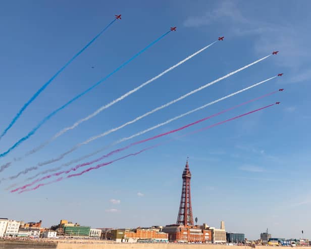 The Red Arrows display team have confirmed they will return to Blackpool this summer (Credit: SAC Katrina Knox RAF)