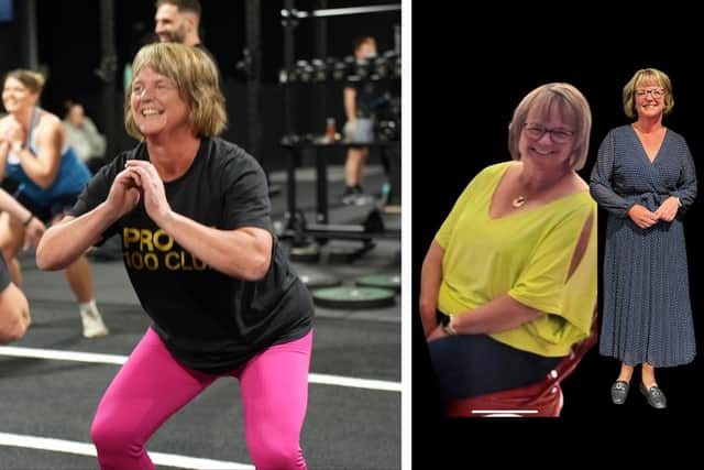 50-year-old Kate has lost three and a half stone since finding a love for fitness