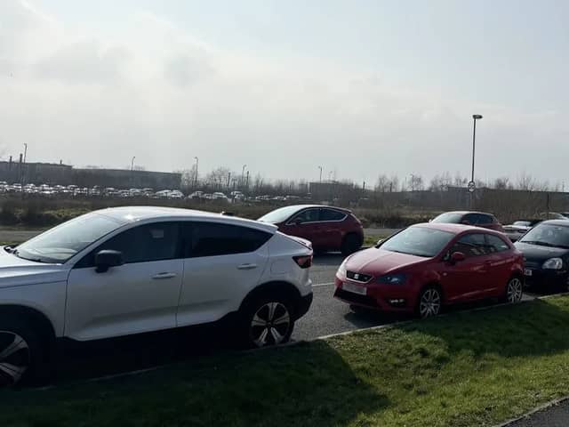 The parked cars are causing a nuisance for Buckshaw residents.