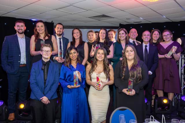 Lancashire Apprenticeship Awards at Preston North End FC. The winners.