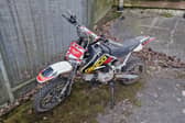 An off-road bike was seized after it was spotted being driven in anti-social manner in Chorley (Credit: Lancashire Police)