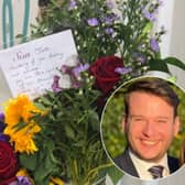 Floral tributes to Jack Jermy-Doyle who died outside Preston Crown Crown after being punched and banging his head on the pavement