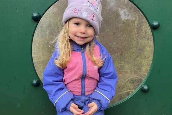 Two-year-old Ruby from Halton has  Pearson Syndrome - a very rare condition that usually begins in infancy and affects various parts of the body, in particular the bone marrow and the pancreas.  
