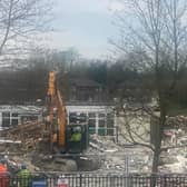 Seven Stars Primary School is being demolished to make way for brand new facilities as part of the government’s school rebuilding programme