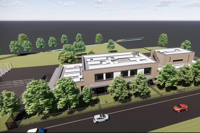 What the new Seven Stars Primary School in Leyland is expected to look like