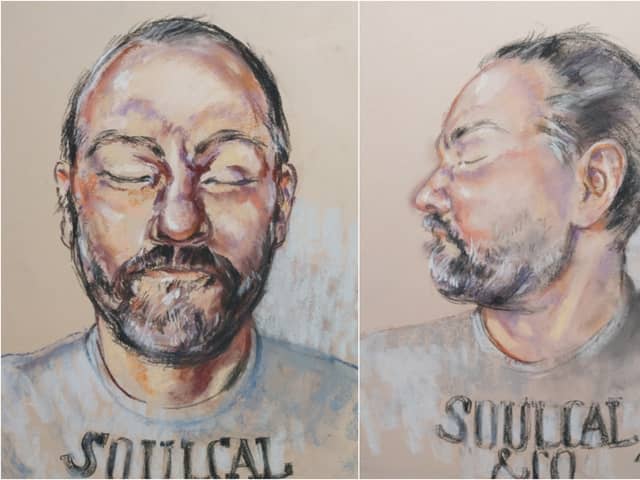 Officers have released release new sketches in a bid to identify a man who was found dead in a Rivington field (Credit: Lancashire Police)