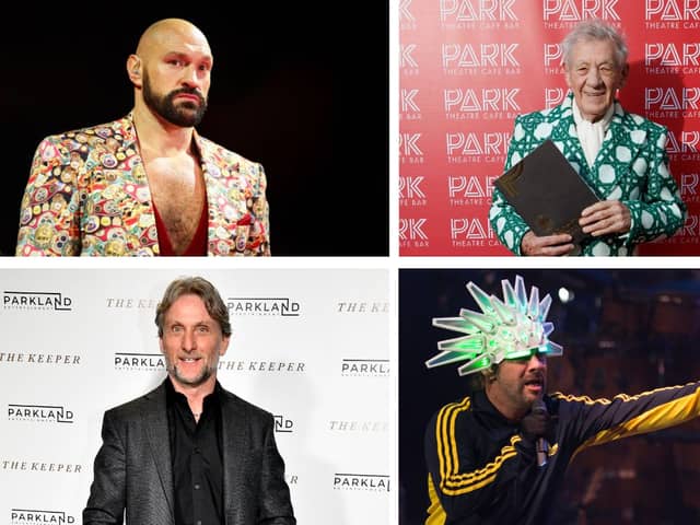 Tyson Fury, Sir Ian McKellen, Jay Kay and Carl Fogarty top the list but who else features?