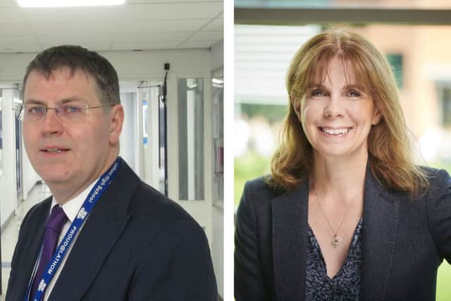 L: Paul Livesley, Chair of the Faculty of Education’s Strategic Partnership Board. R: Dr Jane Moore, Pro Vice-Chancellor and Dean of Education for Edge Hill