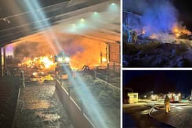 Lancashire farm suffers one of their “toughest days” ever as fire breaks out in barn