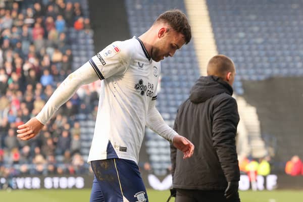 Ben Whiteman suffered an injury before the international break. Preston North End will miss him. (Image: CameraSport - Rich Linley)
