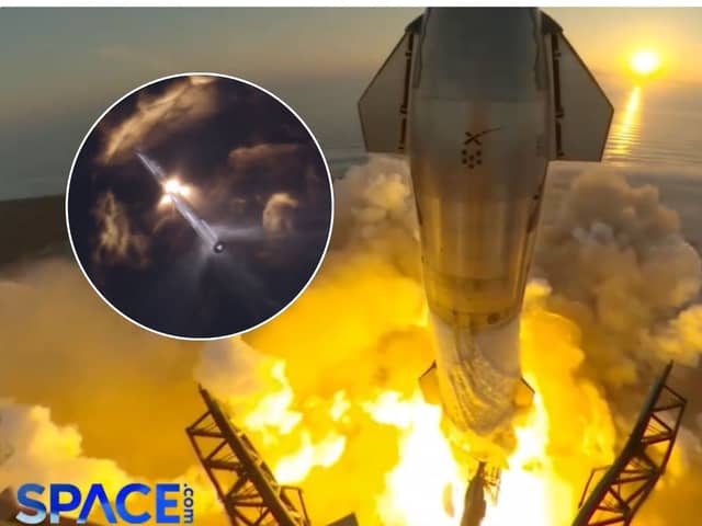 Amazing footage of SpaceX's Starship 25 and Super Heavy Booster 9 lift-off and separation