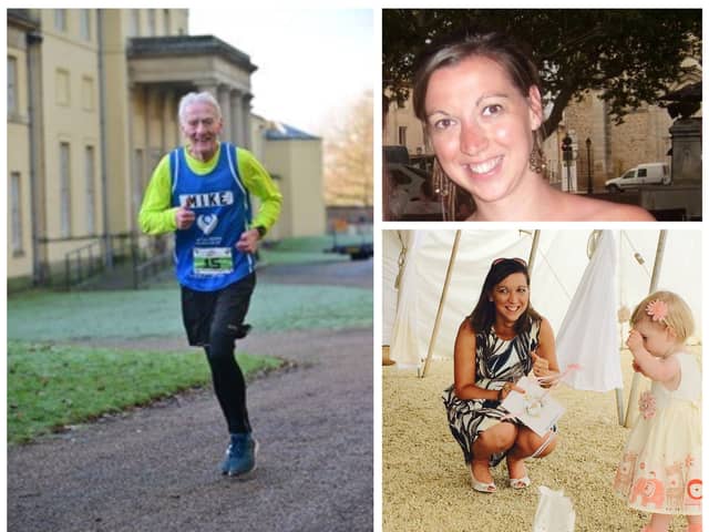Mike, 71, is running in memory of daughter Laura.