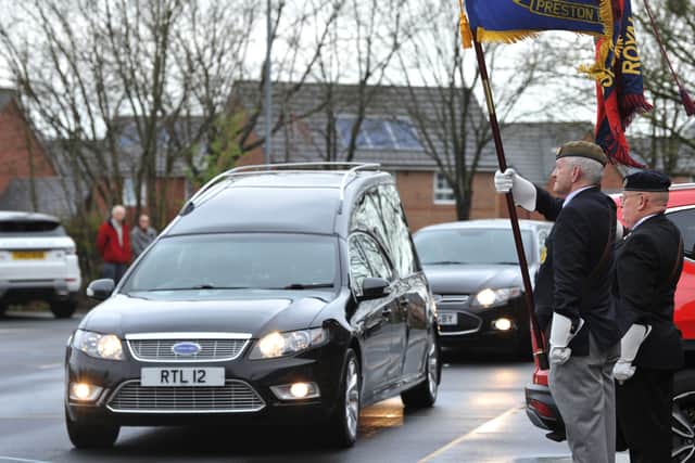 His funeral service was held at Fulwood Free Methodist Church on Lightfoot Lane on Friday, March 15