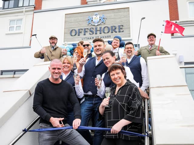 Actor Jonas Armstrong opens the newly refurbished Offshore at Lytham St. Annes