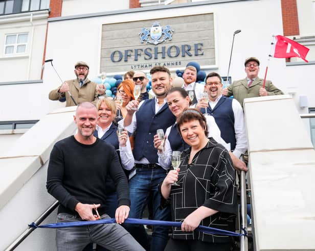 Actor Jonas Armstrong opens the newly refurbished Offshore at Lytham St. Annes