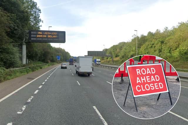Drivers in and around Lancashire will have 17 National Highways road closures to watch out for (Credit: Google)