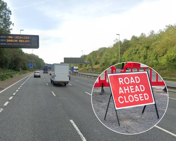 Drivers in and around Lancashire will have 19 National Highways road closures to watch out for (Credit: Google)