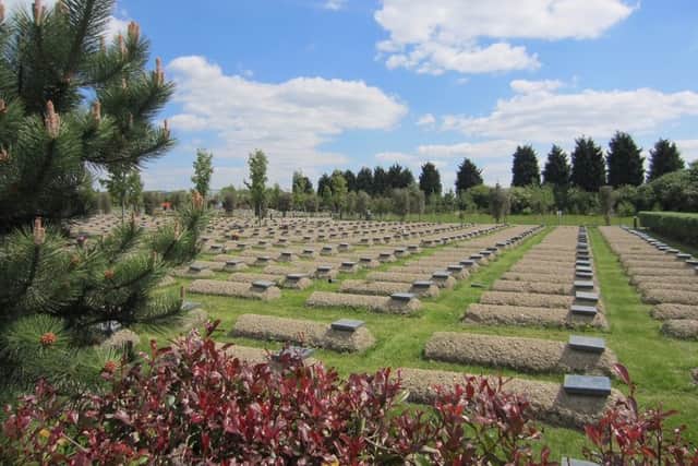 A look at what the Oswaldtwitsle Cemetery will look like.