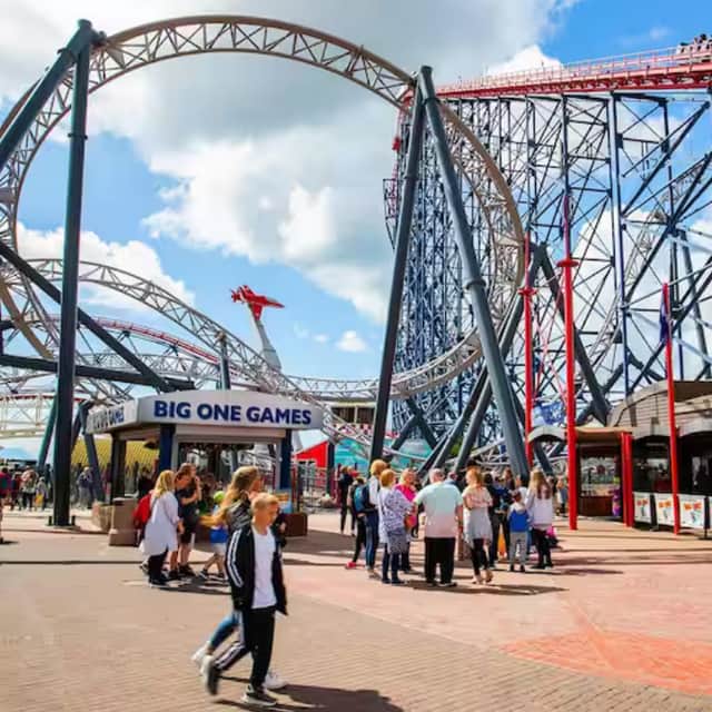Blackpool Pleasure Beach ranks as UK's second most popular attraction outside of London.