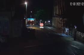 Killers Jake Parkinson and  Jak Fairclough fleeing the scene of the attack while screaming 'who wants it'
