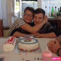 Harry and Jack Jermy-Doyle together on their 18th birthday